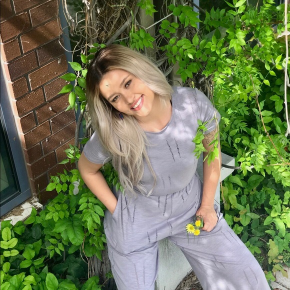 Lavender Jumpsuit - Picture 2 of 3